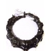 Divas Diggables LARGE BAMBOO HOOP EARRINGS BLACK BAMBOO HOOP EARRINGS