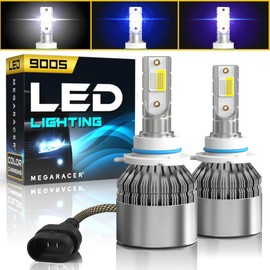 9005 Bulbs | H10 9145 9140 9005 Bulb | 3 Colors Changing | 6000K 8000K 10000K Cool Blue White Light | Fog Light Bulbs for Car | Luz Antiniebla | Fog Light Replacement Bulbs | Plug and Play | Pack of 2