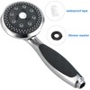 Premium Chrome Hand Shower with 5 Jet Types - Luxurious