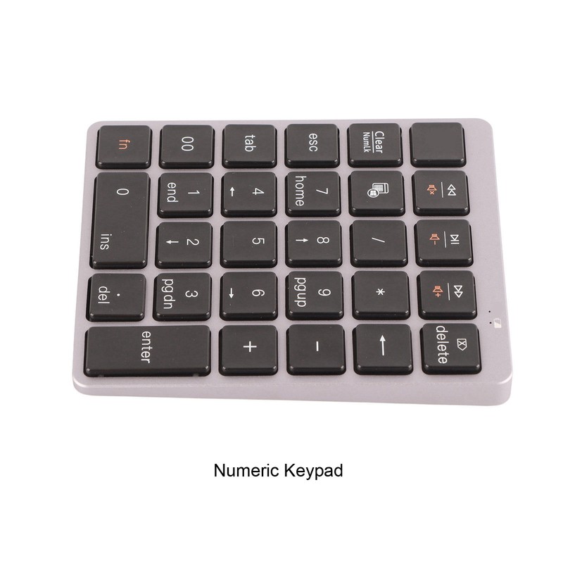 Bluetooth 3.0 Wireless Mechanical Numeric Keypad Notebook Desktop Computer Accessory
