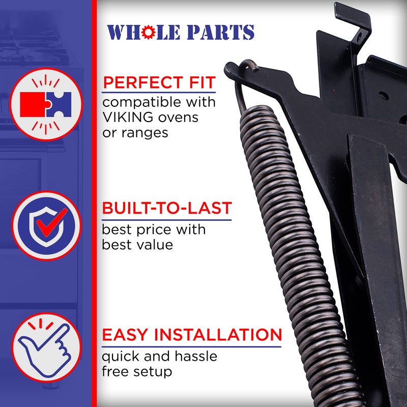 Whole Parts Range Door Hinge Assembly Part # PC020126 -