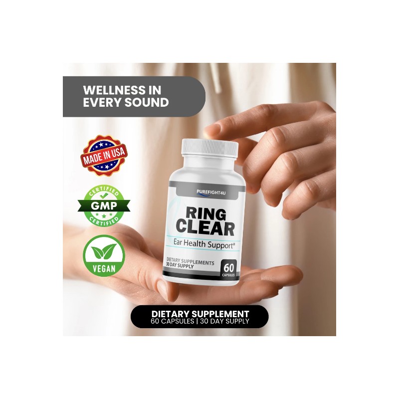 Ring Clear Supplement Ear Health Support & Tinnitus Relief -