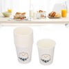 48Pcs Eid Mubarak Paper Cups Eid Mubarak Style Disposable Sturdy