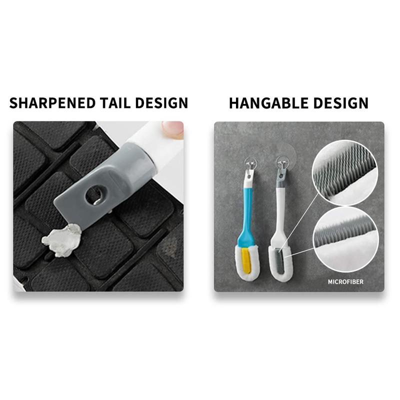 Andiker Professional Cleaning Shoe Brush, Multifunctional Long Handle Brush Cleaner,