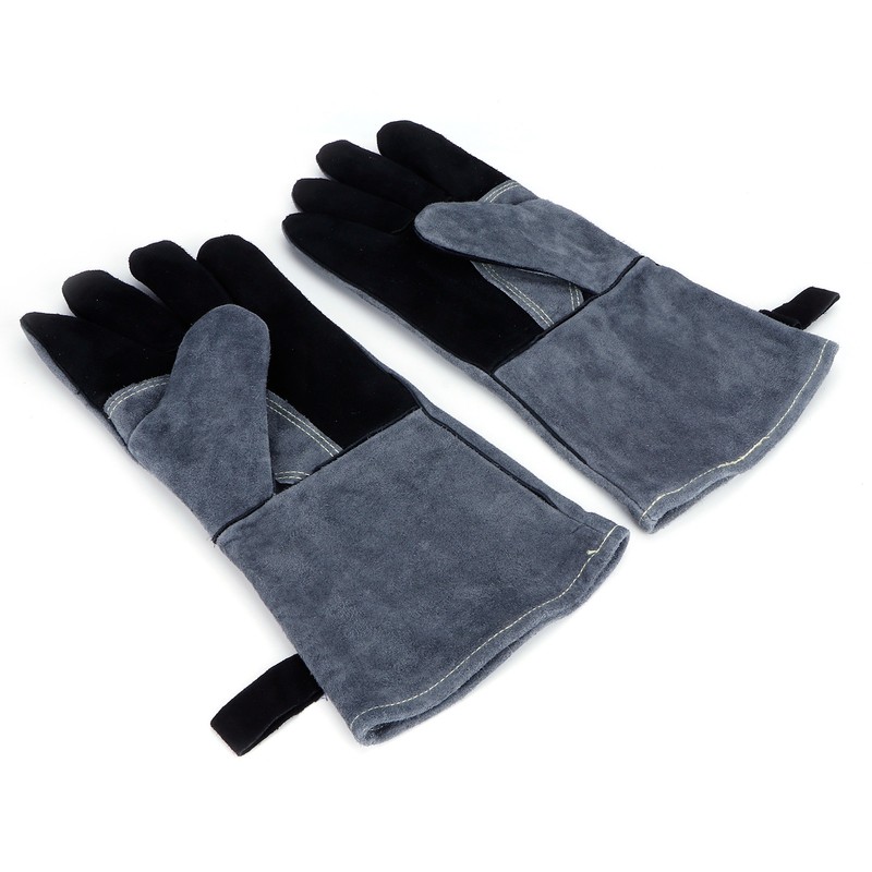 Welding Gloves Stitching Heat/Fire Resistant Mitts for BBQ Oven Grill