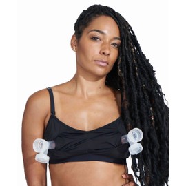 Bodily Do Anything Bra. Nursing, Hands-Free Pumping, & Maternity Bra. Winner of Babylist’s Best Nursing & Pumping Bra. S-XL. Black