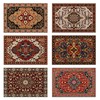 Exotic Carpet Boho Placemats Set of 6,Table Mats Non-Slip Heat