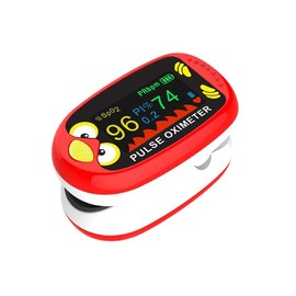 Children Pulse Oximeter for Kids, Pediatric Fingertip Oximeter with Accurate SpO₂ PR Monitoring, Cute Kids Fingertip Pulse Oximeter for Daily Wellness Tracking