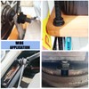 108 Pcs Black Serrated Flange Hex Lock Nuts Kit Self-Locking