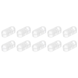 QUARKZMAN Blind Chain Connectors Pack of 20 Plastic Pearl Ball Chain Cord Connector for Roman Roll Shades Pearl Blinds Curtain Bead Chain Fit 4.5 mm Pearl Transparent