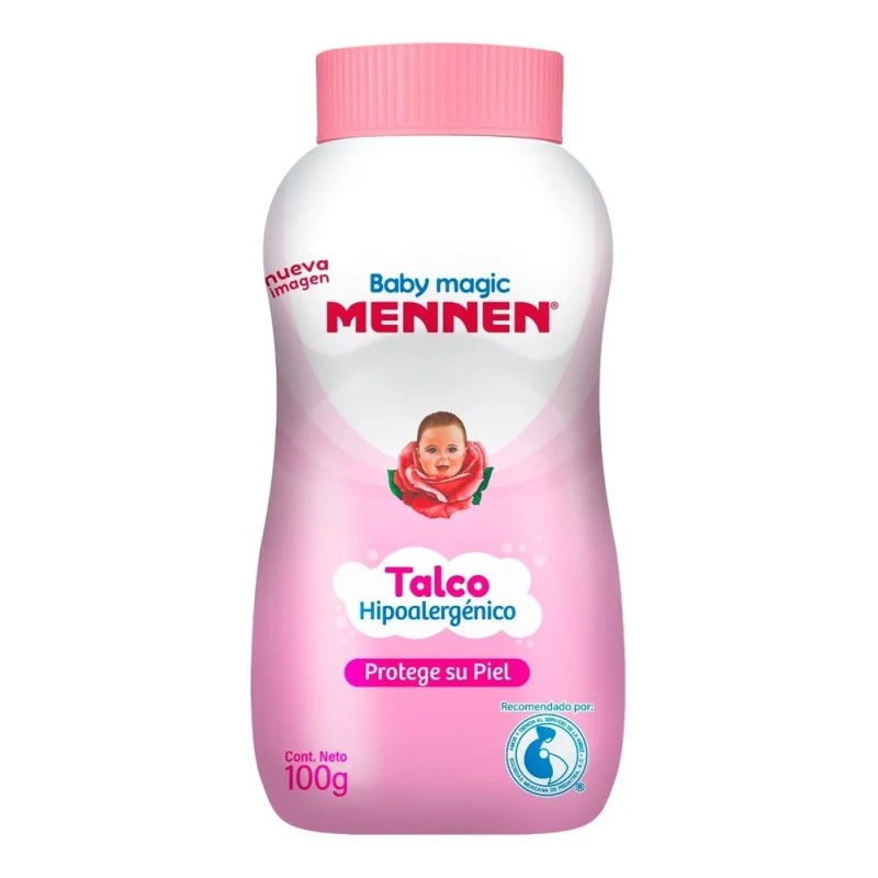 Talco para Bebés Mennen Baby Magic Rosa 100g