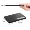 SMF SHIMENGFU Pass Case, Card Case, Metal, Thin, Bi-Fold License