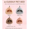 Fluffy Shell Dog Bed - Cuddly Pet Bed for Small