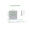 White Stainless Steel Corner Bracket,Joint Right Angle Bracket,L Shape Heavy