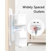 LENCENT 2X Cargador de Pared 1875W, Extensor de Enchufe con