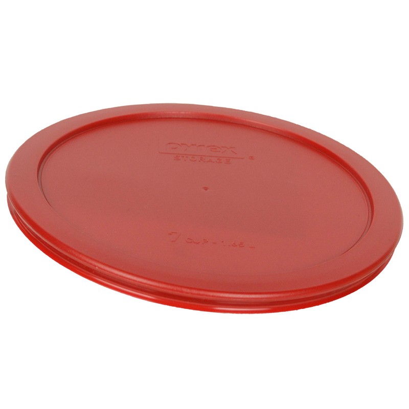 Pyrex Poppy Red (3) 7200-PC, (2) 7201-PC, & (2) 7402-PC
