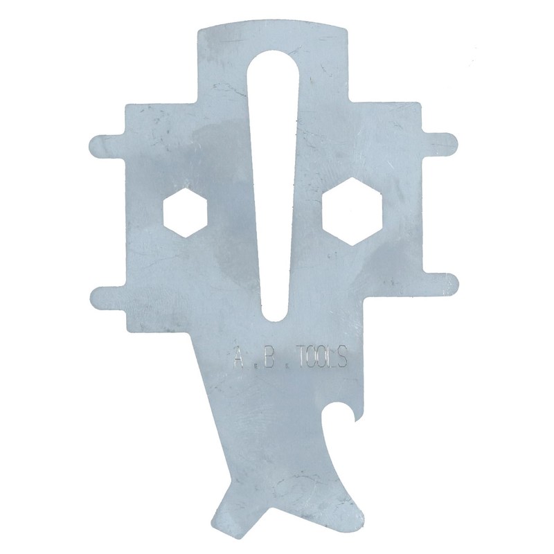 AB Tools Deck Filler Plate Shackle Key Multi-tool for Boat