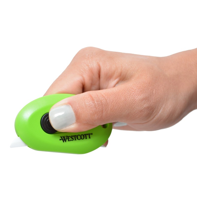 Westcott Compact Retractable Box Opener, Uses Slice Ceramic Blades (16474)