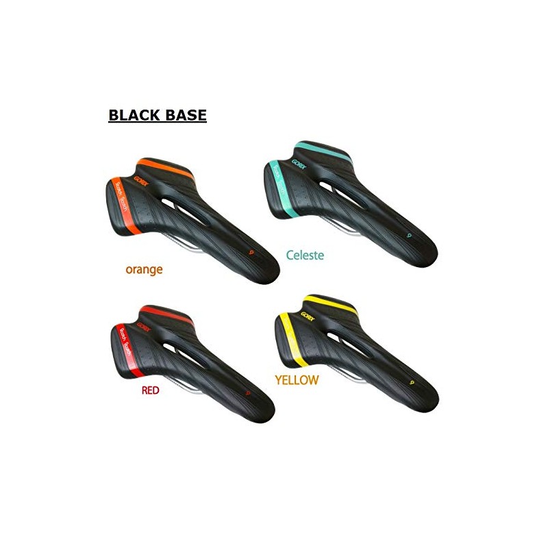 GORIX Bike Saddle Seat Comfortable Cushion with Rail Mountain Road