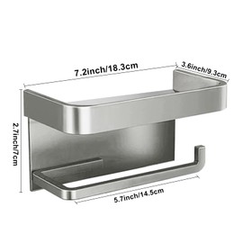 Toilettenpapierhalter Ohne Bohren,Toilettenpapierhalter,Küche und Toilette