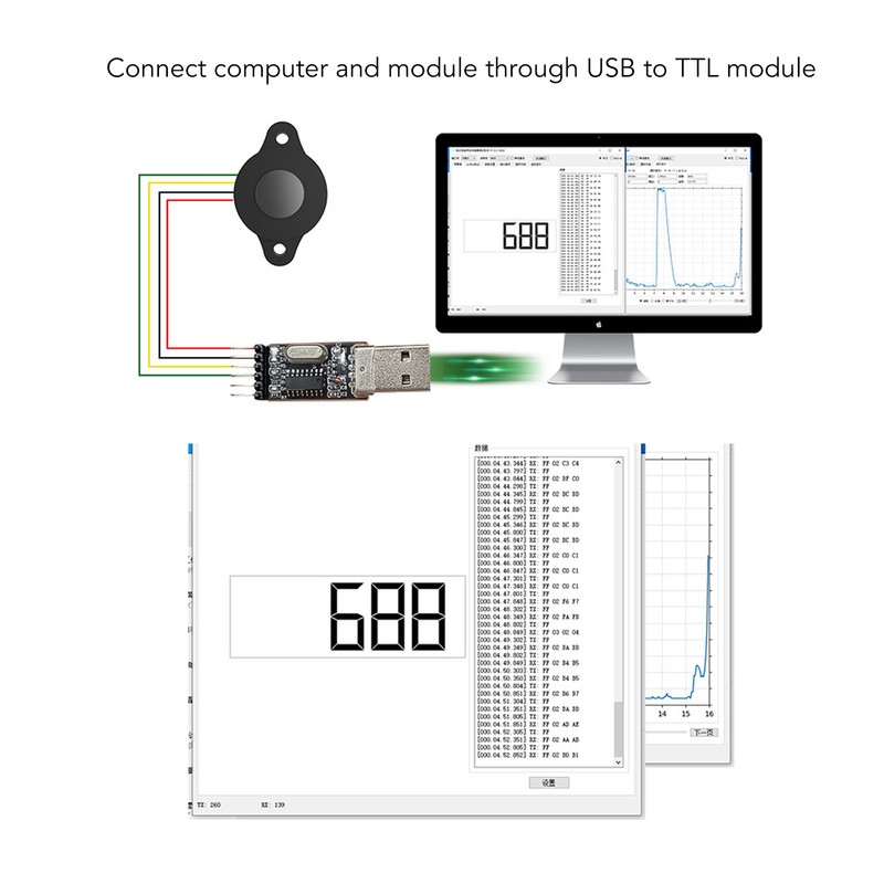 Distance Sensor Module Intelligent Approaching Sensing Distance Measuring Sensor Module