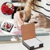 Rose Diamond Painting Kit Note Box,Memo Paper Storage Box Diamonds
