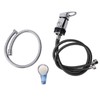 80cm Salon Shampoo Bowl Faucet 70cm Hose M Size Blue