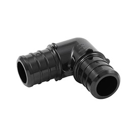Shark Bite Up256a5 3/4" Black Plastic Pex 90 Barb Elbow 5 Count