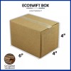EcoSwift 1-Box 6x4x4 "EcoSwift" Brand Cardboard Packing Mailing Shipping Corrugated
