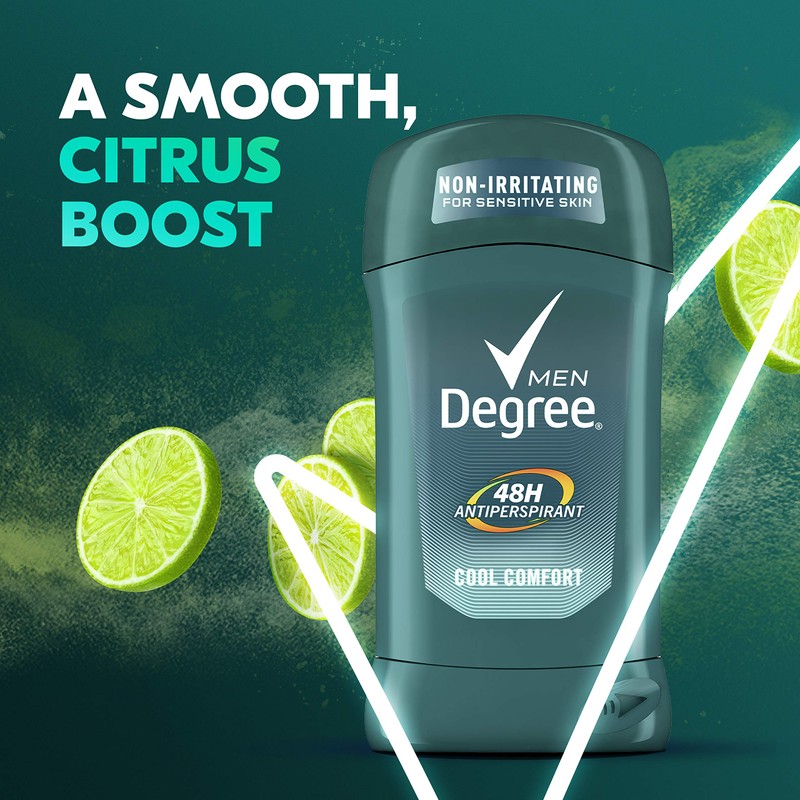 Degree Men Antiperspirant Deodorant Stick Cool Comfort 48 Hour Protection