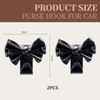 TELAIN 2-Pack boot organiser, Car Hook cute Bow Headrest Hanger