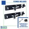 IRONTITE® 2 Pack Black Brenton Bolt Gate Bolt 150mm (6"),