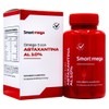 SMART MEGA Astaxantina 10 Ultra Pura con Omega 3, Proteccin Avanzada para Ojos, Corazn y Clulas, 30 Cpsulas                                           