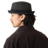Happy Hat, Plaid Pork Pie Hat, 23.6 inches (60 cm),