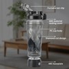 hisptgo Premium Electric Protein Shaker Bottle, Sports Nutrition Mixer, Electric
