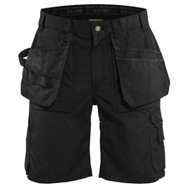 Blakläder 152618459900C58 Size C58 Lightweight Craftsman Shorts - Black