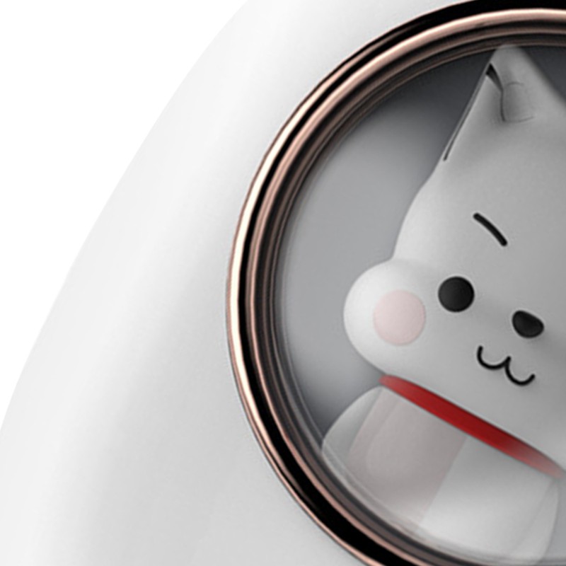 Wall Mounted Soap Dispenser Space Capsule Design Rechargeable Space Saving