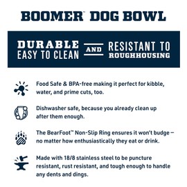 YETI Boomer 8, Stainless Steel, Non-Slip Dog Bowl, Holds 64 Ounces, Tropical Pink