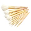 WOONEKY Marble Makeup Brush Set 10 Pcs Brush Kit Foundation