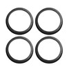 sourcing map Set of 4 Car Centring Rim Hub Centre