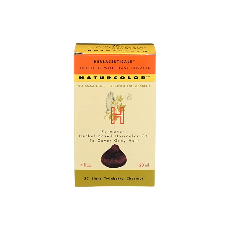 Tinte para cabello Naturcolor 5C, castaño claro Twinberry, 4 onzas