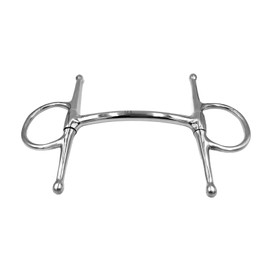 Equine Smile ES0100 ErgoBit Snaffle Bit Thigh Snaffle Bar Bit Thickness 16 mm (12.5 cm)