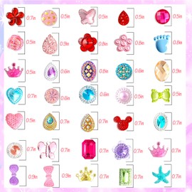 arete de clip para niñas 20/30/40 pares hipoalergénicos, sin perforaciones, arete de clip para niñas pequeñas, juego de joyas para regalos de fiesta, plásticos, Varios materiales