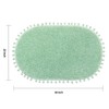 YIRDDEO Sage Green Pom Bath Rug for Bathroom Non Slip,
