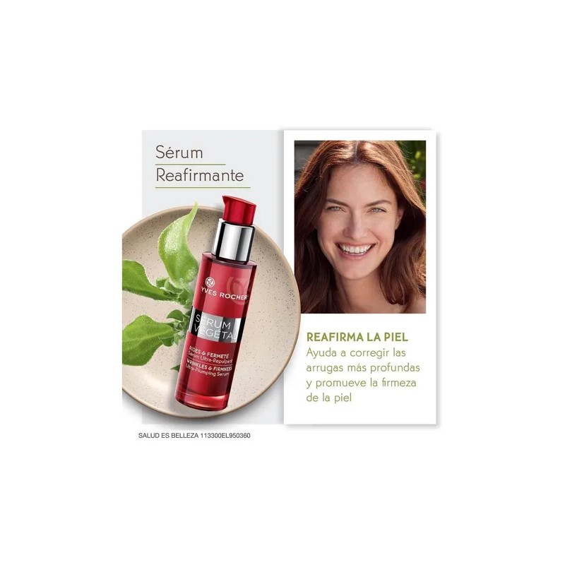 Yves Rocher Serum Facial Reafirmante Antiarrugas