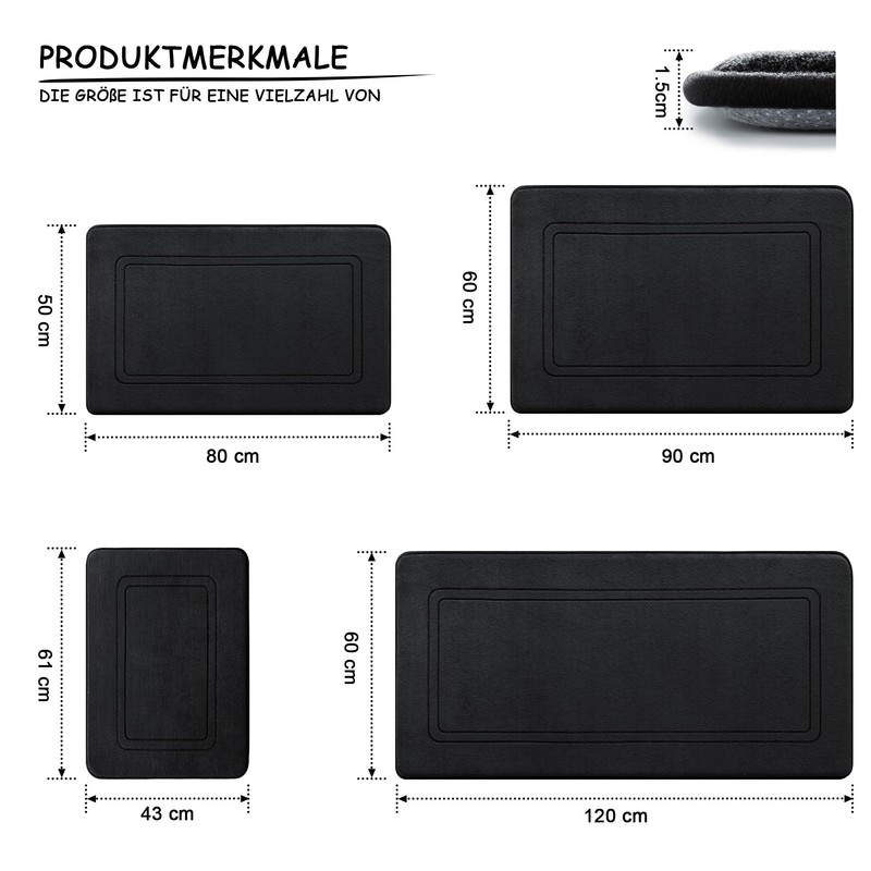 Non-Slip Bath Mat, Bathroom Rug, Soft Bath Mat, Absorbent Bath
