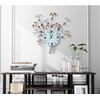 Metal Wall Clocks Crystals Creative (flower)
