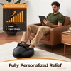 HTM Foot Massager with Heat, 5 Modes & 9-Level Intensity