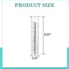 Neowah Glass Rain Gauge, 8.25 x 2.25 Inches, 7 Inch