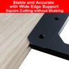 GOINGMAKE Large Track Saw Square with Positioning Rod and Edge